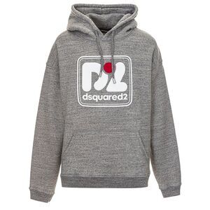 Dsquared² Gray Cotton Men's Hoody
